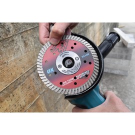 OX Tools TX10R-115/22 OX-TX10R Spectrum Superior Turbo Diamond Blade, 115/22.23mm, Red