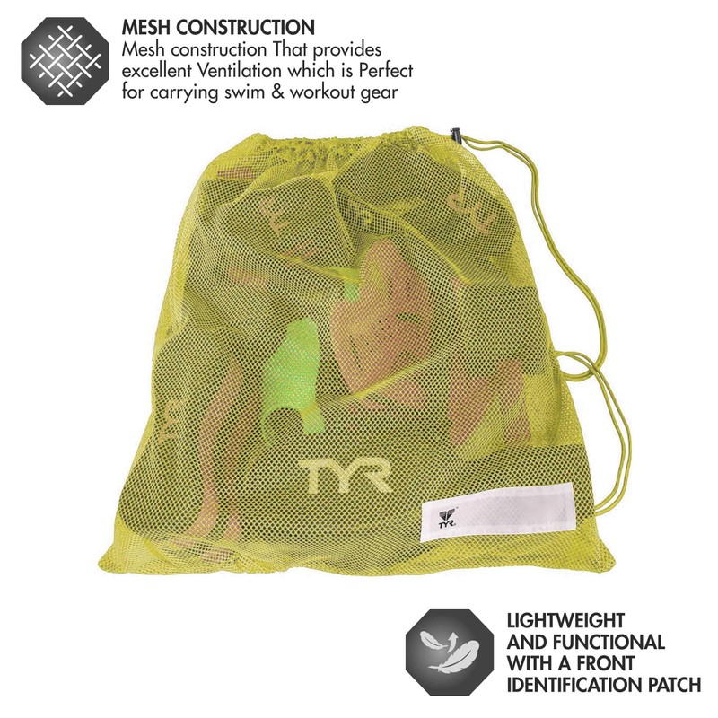 TYR Unisex Adult mesh 75L equipment bag 75l Mesh Bag