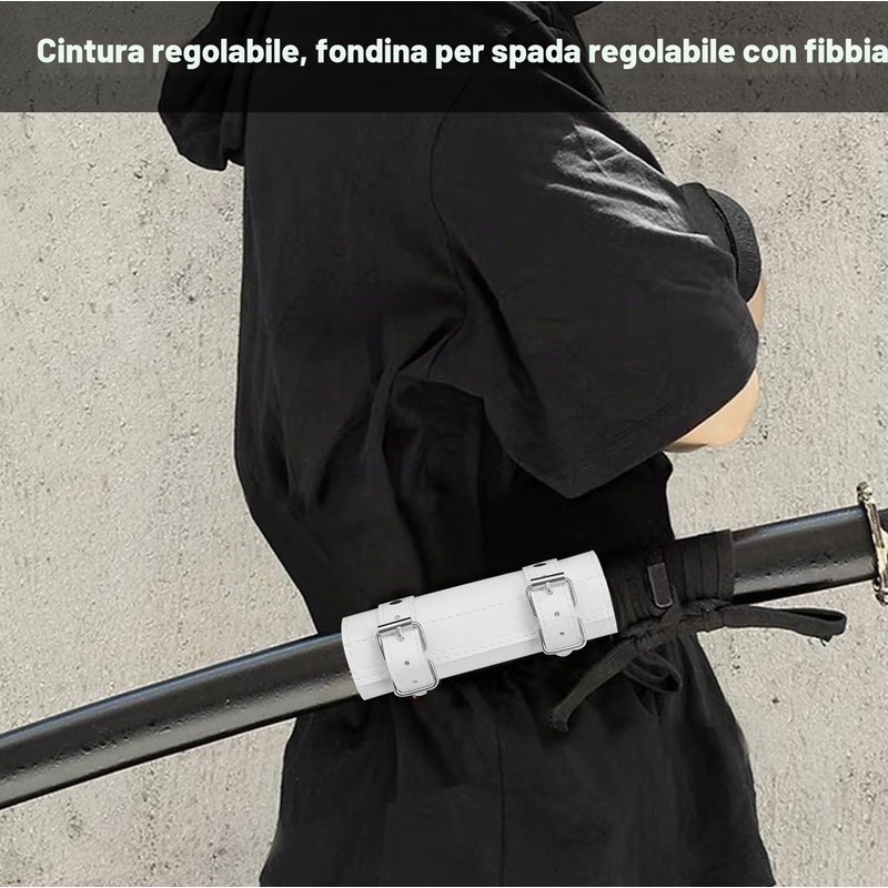 HOMURY Katana - Porta spada con cintura, 110 cm, in