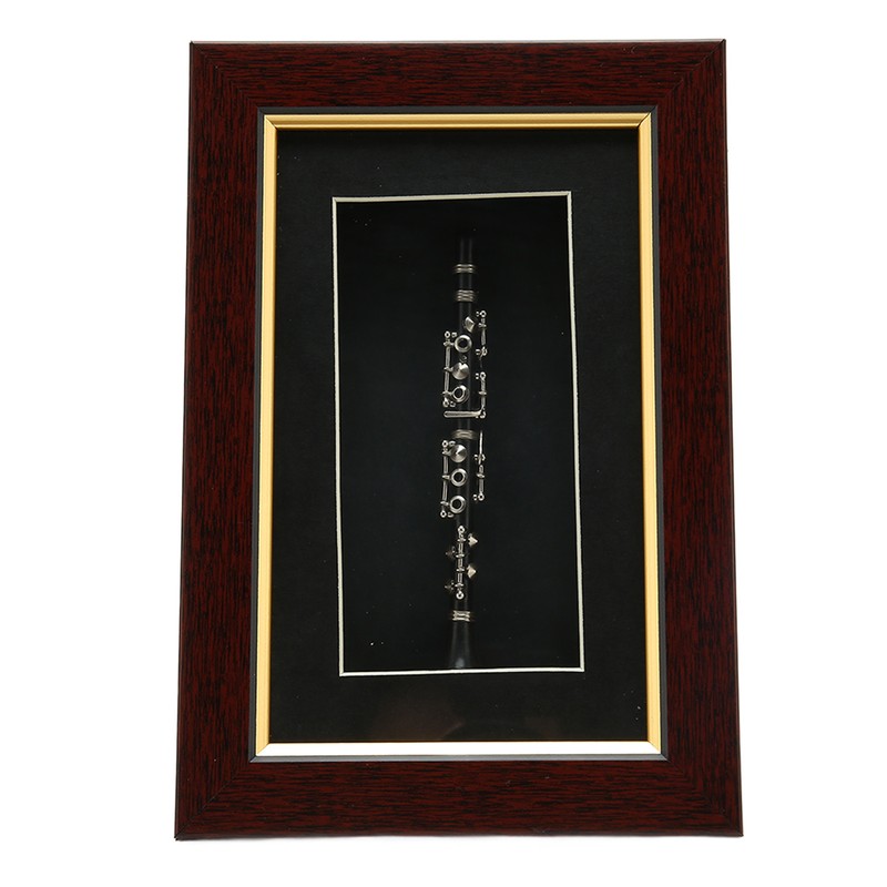 Miniature Flute Exquisite Color Photo Frame Packed Elegant Durable Mini