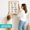 SpecialMe® Kinder-Poster Einschulung personalisiert mit Name | ABC Zahlen Buchstaben