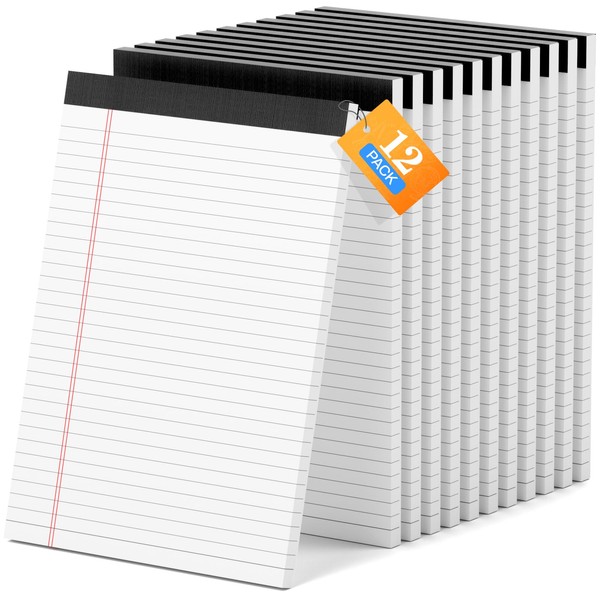 AILZFEI 12 Pack of Legal Pads 8.5 x 11 Wide