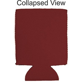 Beer Proof Collapsible Can Coolie Burgundy