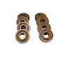 Fang Premium Skateboard Bearings, Pro Longboard Bearings, 608, ABEC (Pack