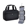 Chakipee Water Resistant Makeup Cosmetic Bag Travel Organizer, black, M