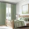 Topfinel 102 Inch Curtains 2 Panels Set,Two Pages Pinch Pleat