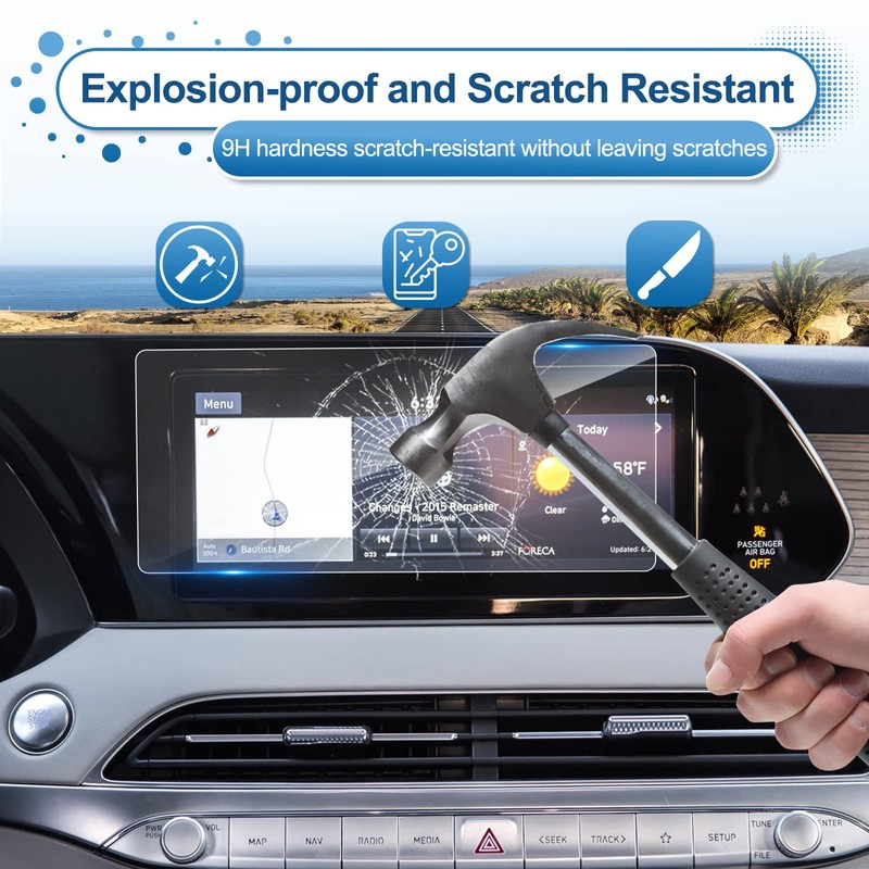 Coleya 2020 2021 2022 Palisade Screen Protector for Hyundai Palisade