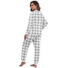 PrinStory Fluffy Pajamas for Women Soft Fleece Warm Pajama Set