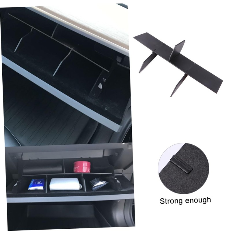 Outanaya Glove Box Organizer Divider for Model Armrest Box Storage