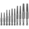 Eyech 10Pcs Broken Screw Extractor Set, Stripped Screw Extractor Drill