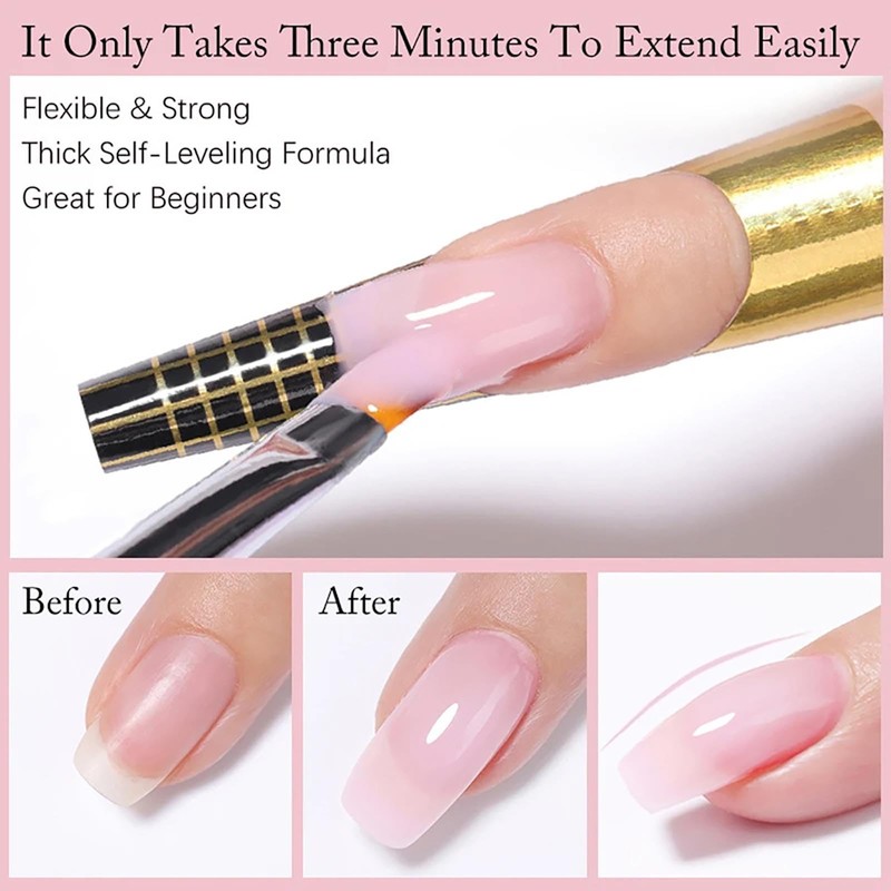 GZSYY Builder Gel for Gel Nails 6 Colours World of