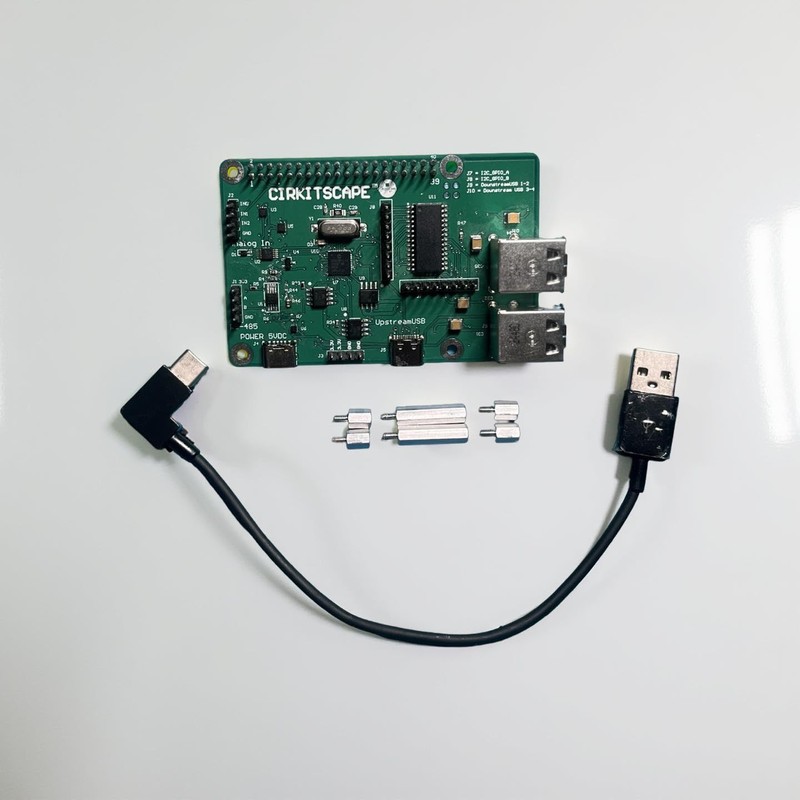CirkitScape Raspberry Pi HAT - RS485 and ADC HAT with