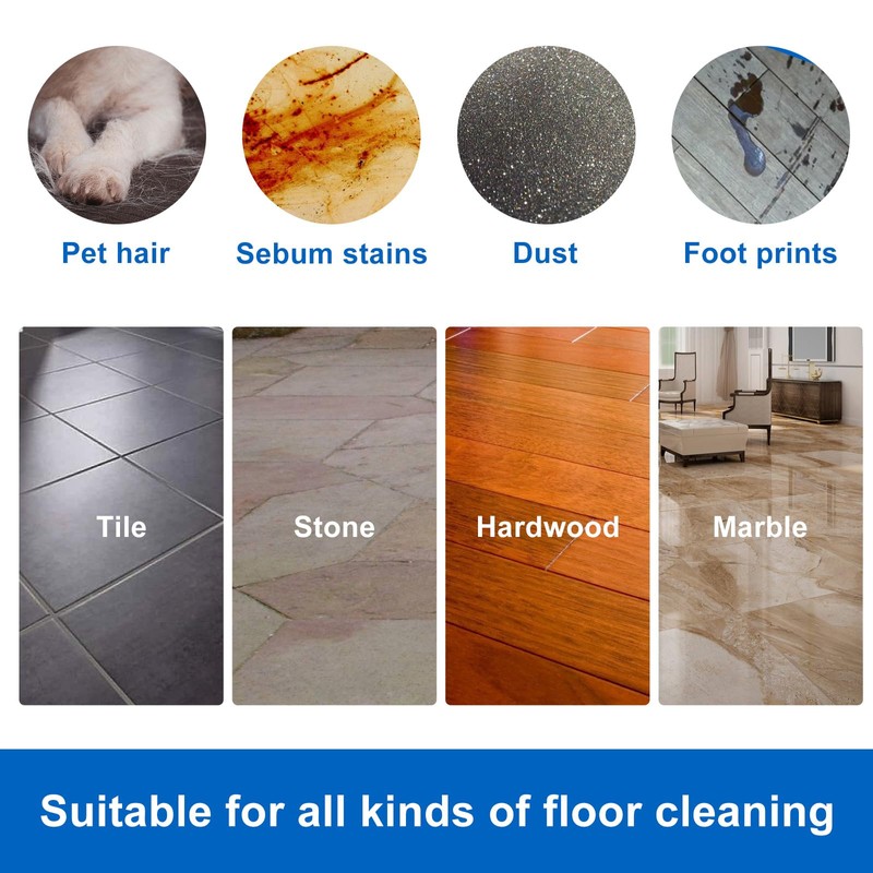 imeccalive S3601 6 Pack Microfiber Steam Pocket Mop Pads Compatible