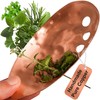 Handmade Copper Herb Stem Stripper Bowl – Herb Stripper Tool