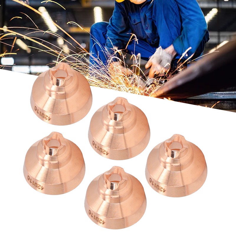 5PCS Consumables Tip Shield Brass Hand Drag Cutting Torch Shield