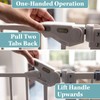 InnoTruth 29-39.6" Baby Gate for Stairs, Auto Close Both Sides
