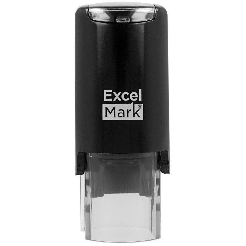 ExcelMark Custom Round Self Inking Inspection Stamp - 5/8" Diameter