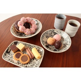 Mino ware Japanese Ceramics Plate Wild Animals Matte Finish made in Japan (Japan Import) GBS013 (Large Deep)