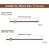 sourcing map 5 Set Wooden Clock Hands Only,Walnut Wood Clock