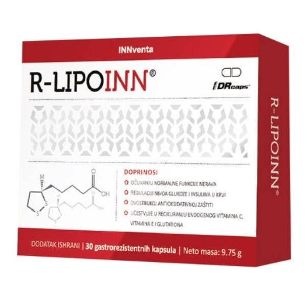 Anelixis Innventa R-Lipoinn 30 capsules