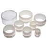 KitchenCraft KC7PASTRY Double Sided Pastry Cutters Set with Fluted /