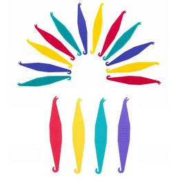 American Goods 100/Pcs Dental Ortho Elastic Placers for Braces Assorted Orthodontic Disposable Plastic