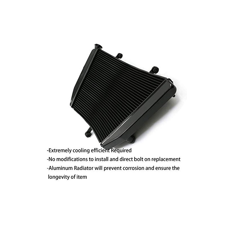 Worldmotop Cooling Radiator Replacement for Suzuki GSXR600 GSXR750 GSXR 600