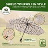 ECO CHIC Automatic Umbrella Windproof Strong Compact Folding Travel Umbrella