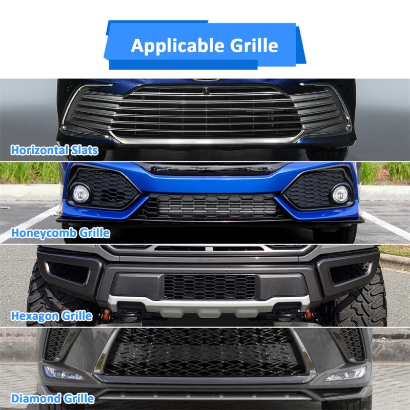 SI For Toyota Highlander 2010-2024 (NO Drilling) Front Grille License