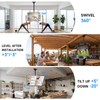 Rfiver Ceiling TV Mount for 32-70 inch TVs, Sloped Ceiling