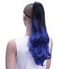 IMISSU Long Curly Ombre Colour Claw Ponytail Hair Extensions Ponytail
