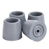 4PCS Walker Tips 1 1/8 '' Heavy Duty Replacement Rubber