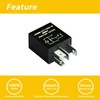 GROBARPART Automotive Relay 3 Packs 4671168E 72472M AZ988-1CT-12DC1R Relay 12V