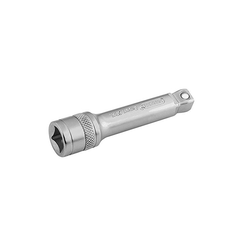 Draper 16743 3/8-Inch Square Drive Satin Chrome 75 mm Wobble