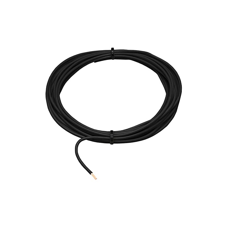10 m Flry Vehicle Cable Black 1 mm² Round Cable