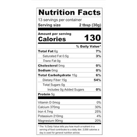 Zen Basil Seeds | edible basil seeds, kosher, non-gmo, lectin free, gluten free, plant based, keto, paleo, vegan | 15g fiber per/serv | 14oz | more fiber than chia seeds | prebiotic