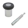 New Hikari SH-TZF50 Z Door Stop, For Floors, Satilite Chrome