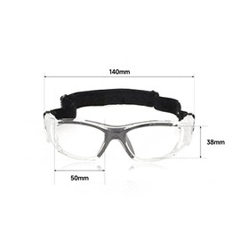 EnzoDate Kids Basketball Glasses for Boys & Girls Clear Lens Teenager Sports Glasses Protective Glasses Football