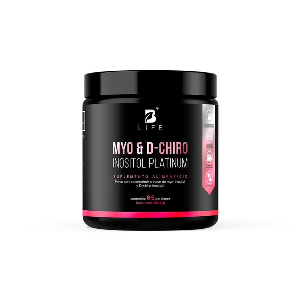 B Life Myo y D-Chiro Inositol 65 Porciones Mezcla de