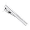 QUUPY Tie Clip Stainless Steel Simple Tie Clip Metal Necktie