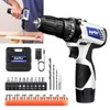 Cordless Drill, 12V Power Drill/Driver Set with 3/8'' Keyless Chuck,