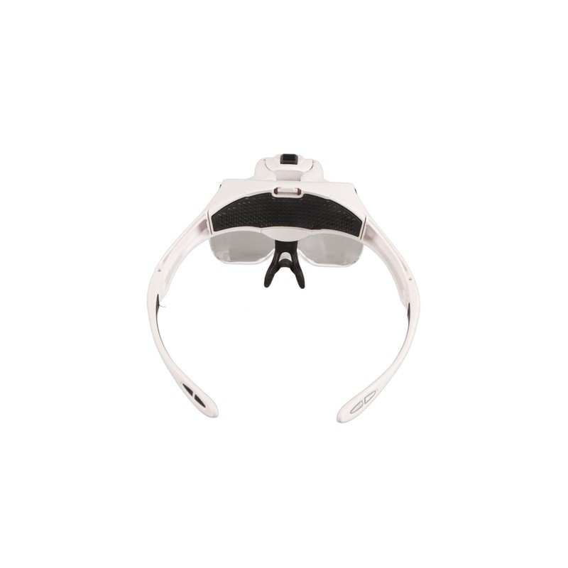 Head Mounted Magnifying Glass 2pcs LED Light Adjustable Rechargeable Headband