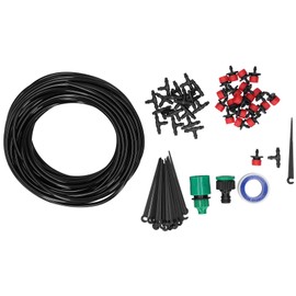 DIY Automatic Drip Irrigation Kit 20m Adjustable Nozzle Irrigation System Garden Equipment
