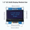 OLED Display Module Binghe 3 Pcs 1.3" LCD with OLED