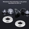4pcs Bling Inner Car Door Lock Cover, Car Rhinestone Rod