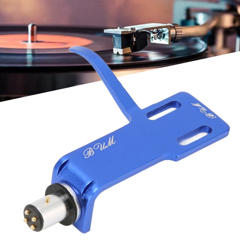 Phonograph Turntable Headshell Aluminum Alloy Headshell Cartridge Keeper for Record