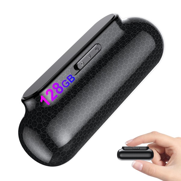 128GB Digital Voice Recorder - Audio Recorder 1600 Hours Recording