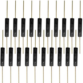 FULARR 20Pcs Premium GPS-14A Plastic Reed Switch, 2.5X14mm Contact Magnetic Reed Switch, Magnetic Induction Switch, Reed Contact Normally Open (N/O) Magnetic Control Switch