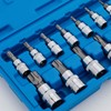 Torx Bit Socket Set 13pcs 3/8" Dr. T8 - T70