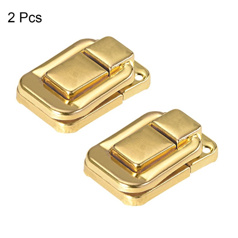 sourcing map Toggle Catch Lock, 48mm Retro Decorative Golden Hasp